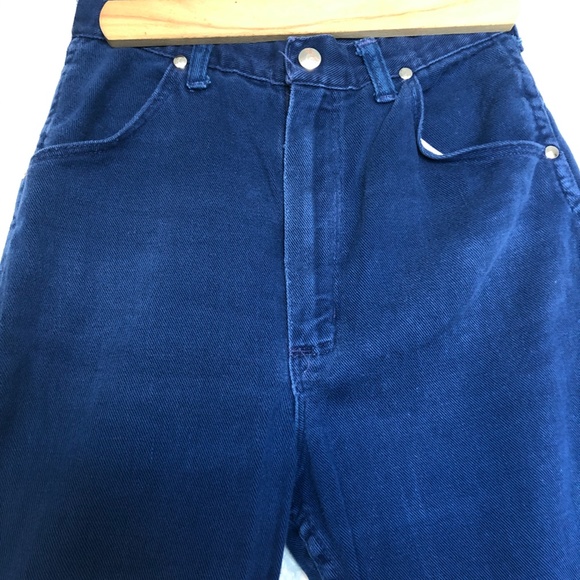 1960's Girl's Wrangler Blue Jeans - Picture 5 of 7